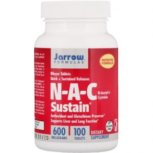 Comprar jarrow formulas, n-a-c sustain, n-acetil-l-cisteína, 600 mg, 100 comprimidos preço no brasil anti-idade antioxidantes tópicos de saúde suplemento importado loja 11 online promoção -