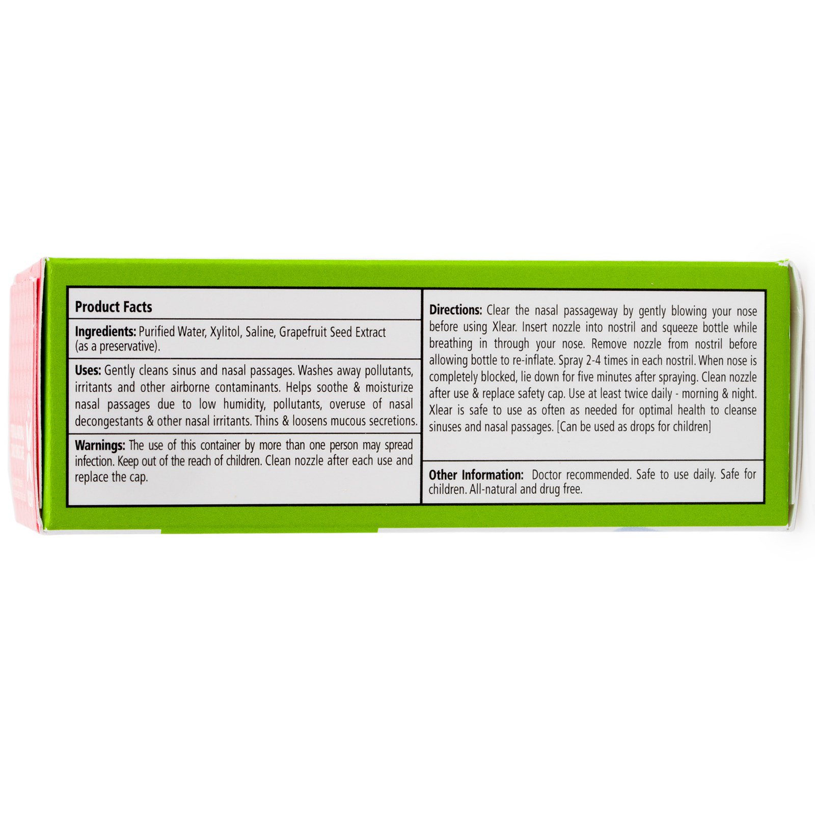 Xlear, Spray Nasal Salino Xilitol, 22 ml (0,75 fl oz) - Imagem 2