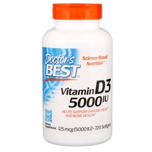 Comprar doctor's best, vitamina d3, 125 mcg (5. 000 ui), 720 cápsulas softgel preço no brasil vitamina d vitaminas e minerais suplemento importado loja 109 online promoção -