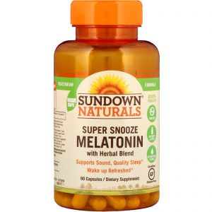 Comprar sundown naturals, super snooze melatonin, 90 cápsulas preço no brasil melatonina sedativos tópicos de saúde suplemento importado loja 127 online promoção -
