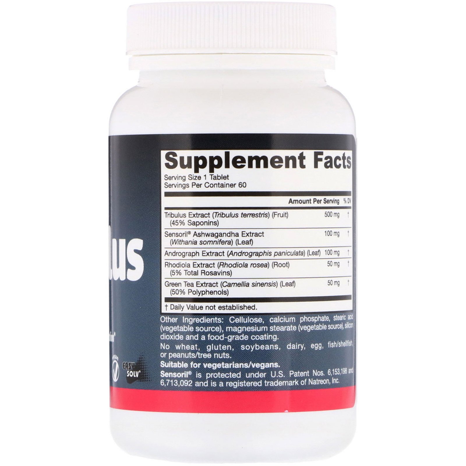 Jarrow Formulas, Complexo Tribulus, 60 tabletes - Imagem 2