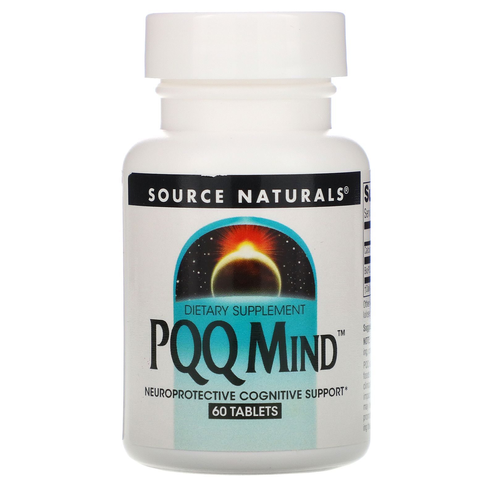 Source Naturals, PQQ Mente 60 Comprimidos
