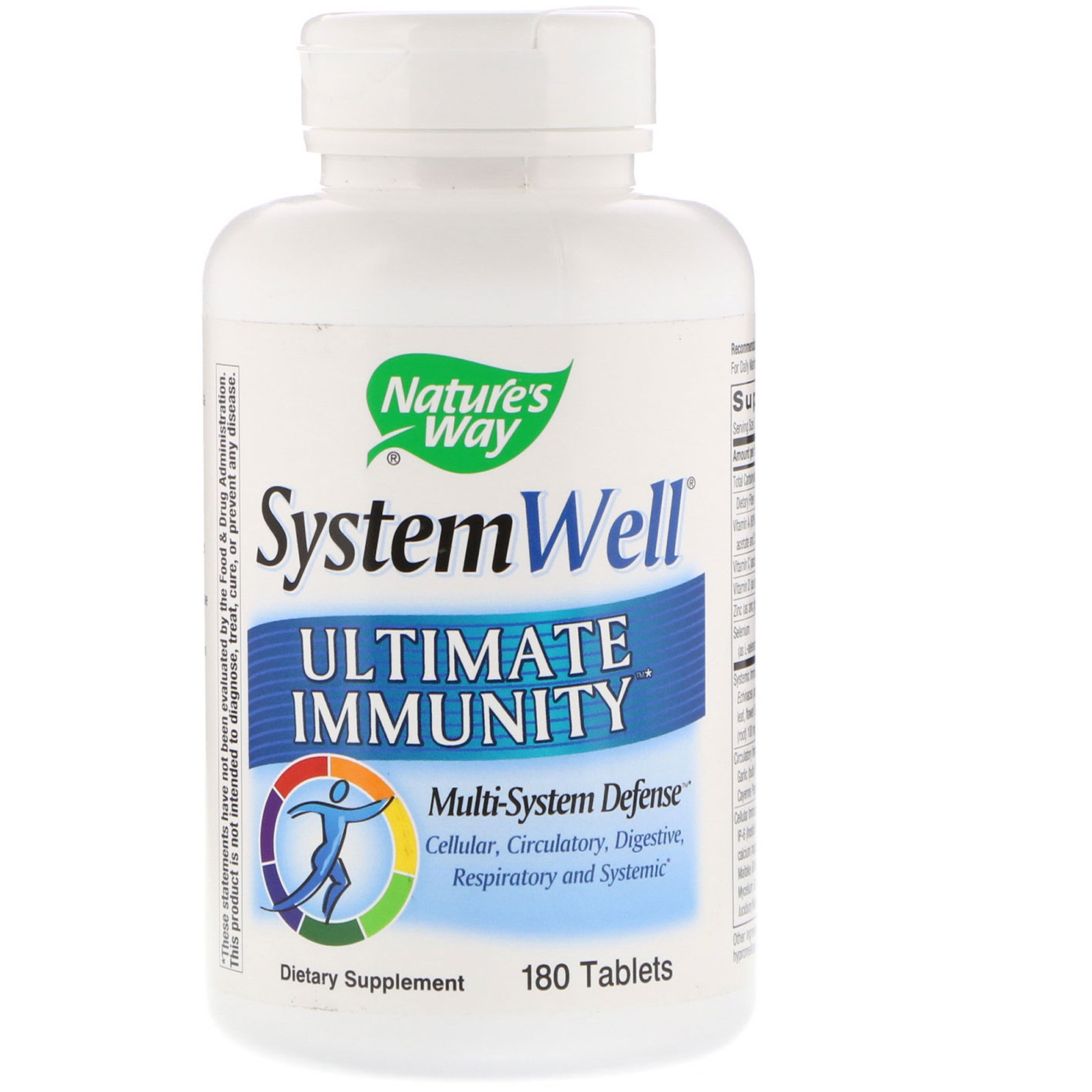 Nature's Way, System Well, Ultimate Immunity, 180 Comprimidos