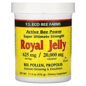 Comprar y. S. Eco bee farms, royal jelly in honey, 625 mg, 11. 5 oz (326 g) preço no brasil comvita marcas a-z produtos derivados de abelhas própolis suplementos suplemento importado loja 35 online promoção -