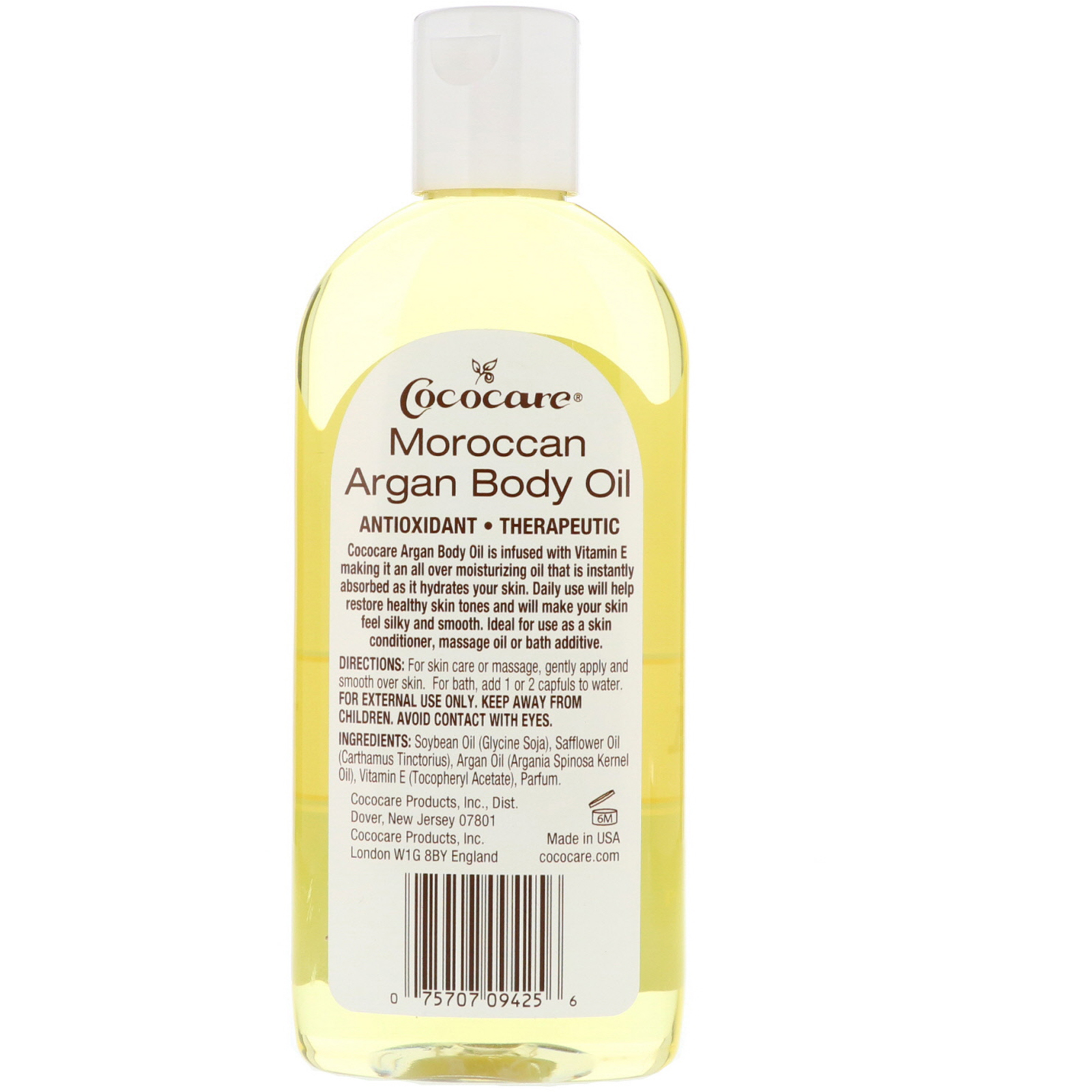Cococare, Óleo Corporal de Argan Marroquino, 8,5 fl oz (250 ml) - Imagem 2