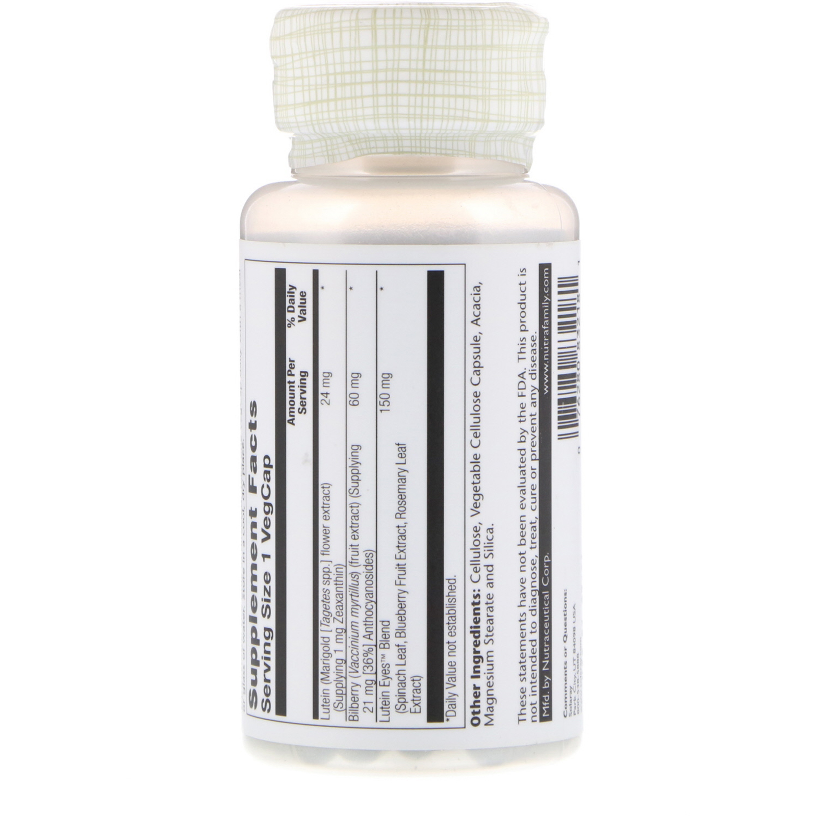 Solaray, Advanced, Lutein Eyes, 24 mg, 60 Cápsulas Vegetais - Imagem 2