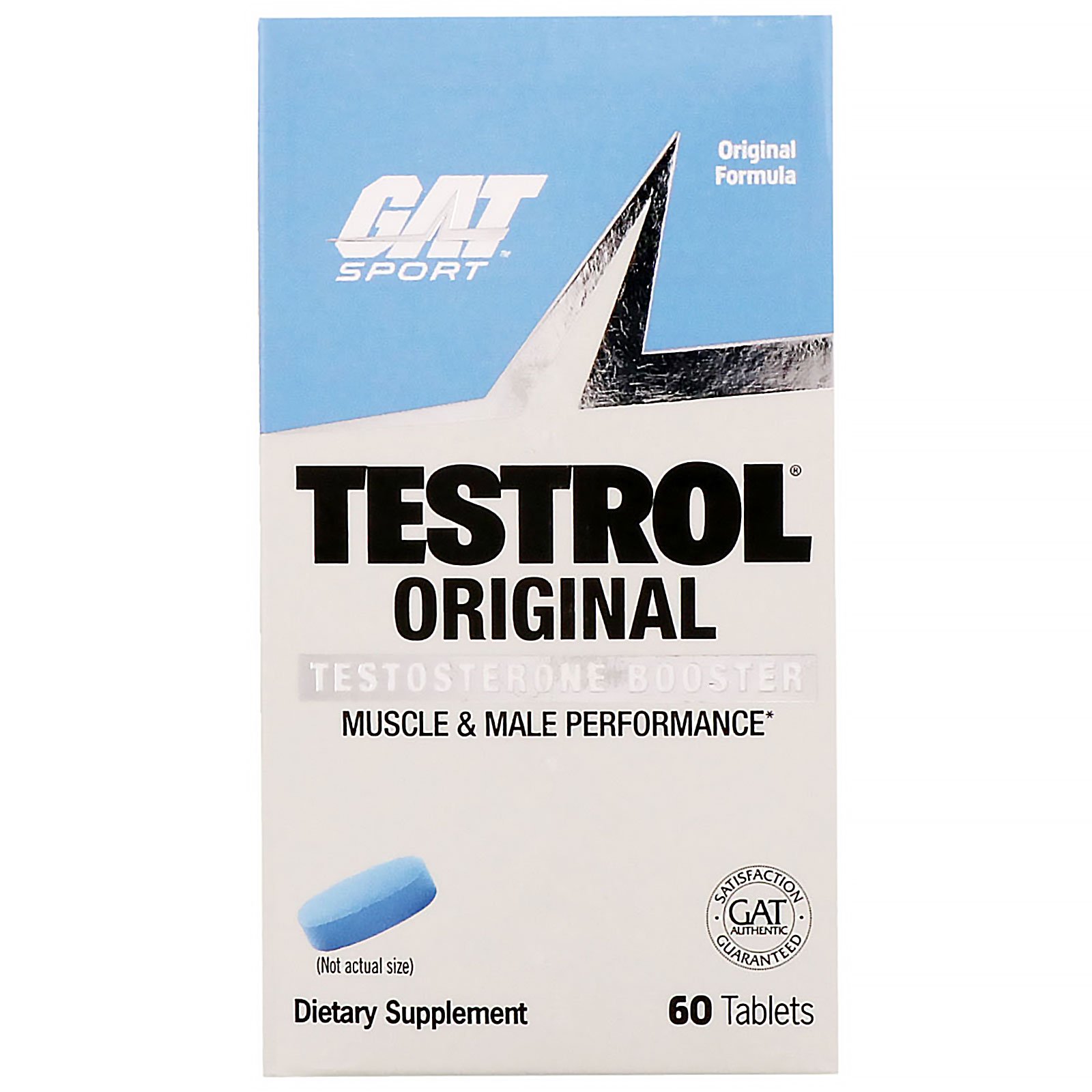 GAT, Testrol, Elevador de Testosterona, 60 Tabletes