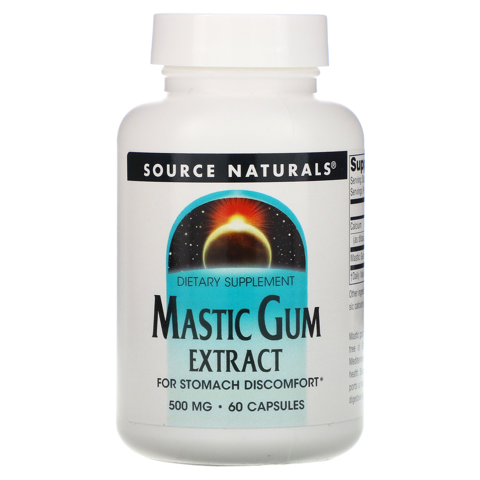 Source Naturals, Extrato de Goma de Mástique, 60 Cápsulas