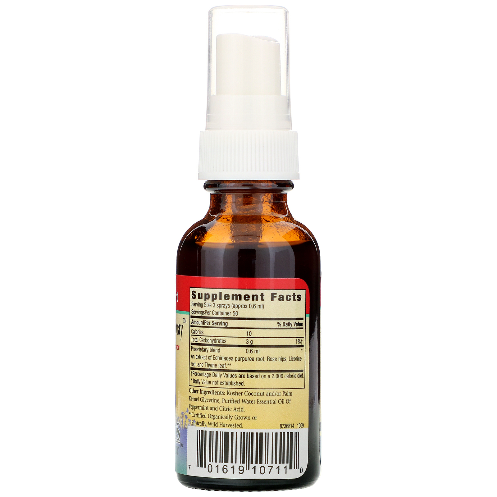 Herbs for Kids, Super Kids Throat Spray, Hortelã-Pimenta, 30 ml (1 fl oz) - Imagem 2