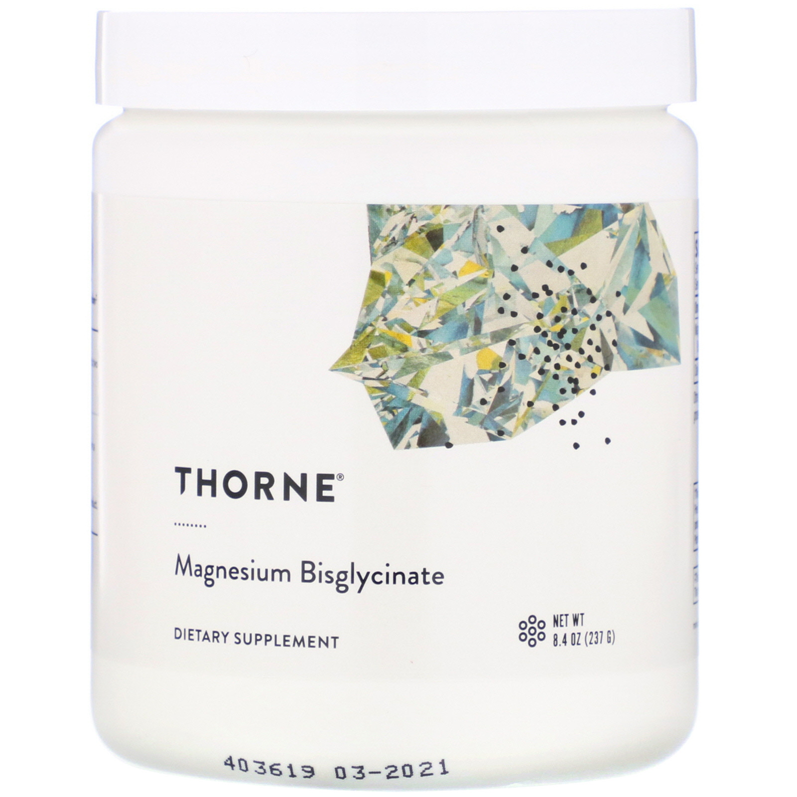 Thorne Research, Bisglicinato de Magnésio, 237 g (8,4 oz)
