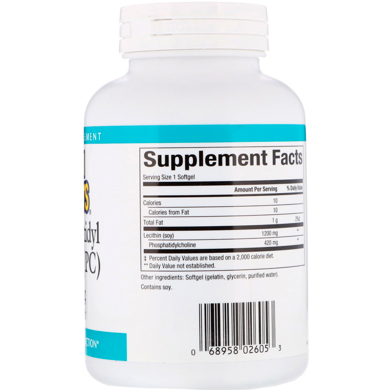 Natural Factors, Fosfatidilcolina (PC), 420 mg, 90 cápsulas softgel - Imagem 2