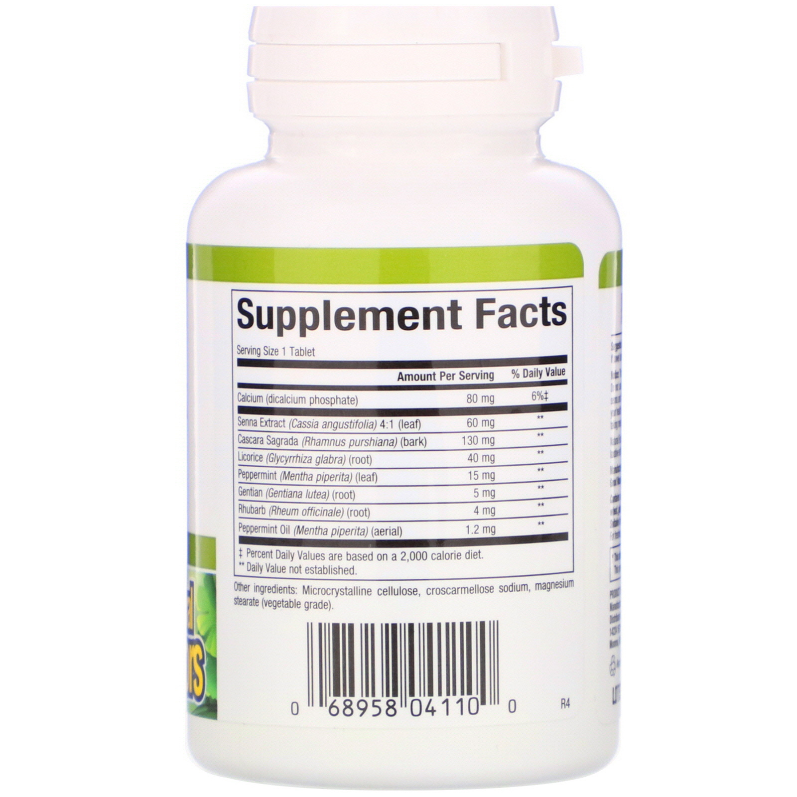 Natural Factors, Ultra-Lax, Fórmula Herbal, 90 tabletes - Imagem 2