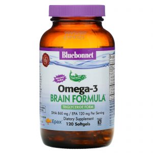 Comprar bluebonnet nutrition, natural omega-3 brain formula, 120 softgels preço no brasil ômega 3 óleo de peixe suplementos nutricionais suplemento importado loja 245 online promoção -