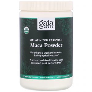 Comprar gaia herbs, gelatinized peruvian maca powder, 16 oz (454 g) preço no brasil energy herbs & botanicals maca suplementos em oferta suplemento importado loja 273 online promoção -