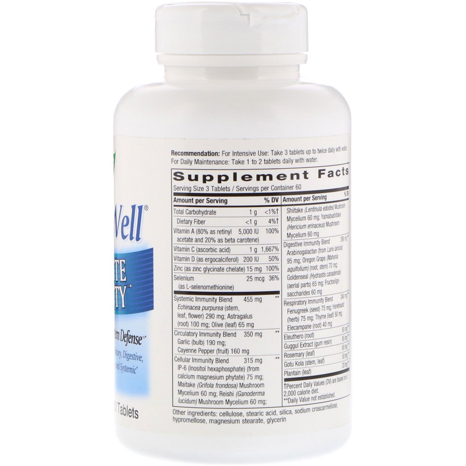 Nature's Way, System Well, Ultimate Immunity, 180 Comprimidos - Imagem 2