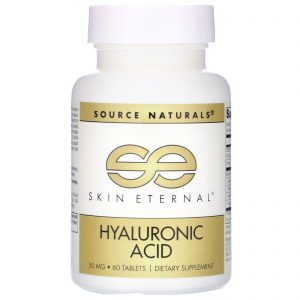 Comprar source naturals, skin eternal, hyaluronic acid, 50 mg, 60 tablets preço no brasil ácido hialurônico suplementos nutricionais suplemento importado loja 223 online promoção -