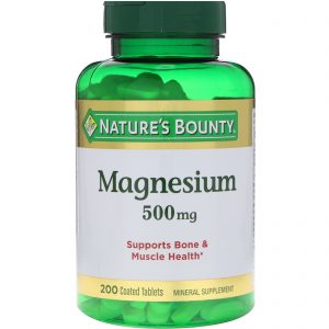 Comprar nature's bounty, magnésio, 500 mg, 200 comprimidos revestidos preço no brasil magnésio vitaminas e minerais suplemento importado loja 35 online promoção - 18 de agosto de 2022