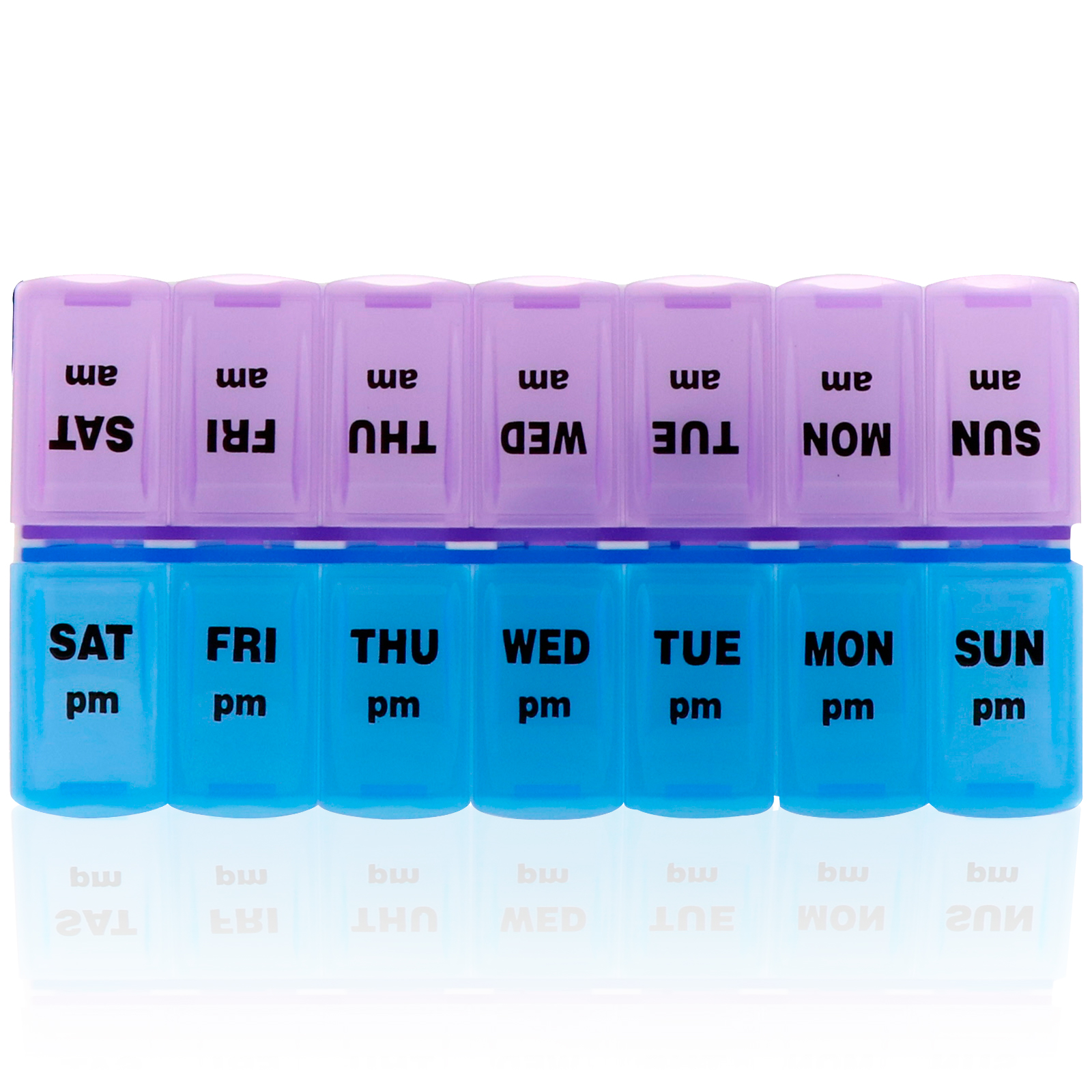 Apex, Weekly Twice-A-Day Pill Organizer, 1 Pill Organizer - Imagem 3