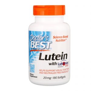 Comprar doctor's best, luteína com lutemax 2020, 20 mg, 180 cápsulas softgel preço no brasil luteína suplementos nutricionais suplemento importado loja 133 online promoção -