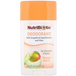 Comprar nutribiotic, deodorant, mango melon, 2. 6 oz (75 g) preço no brasil banho & beleza cuidados pessoais desodorante suplemento importado loja 271 online promoção -