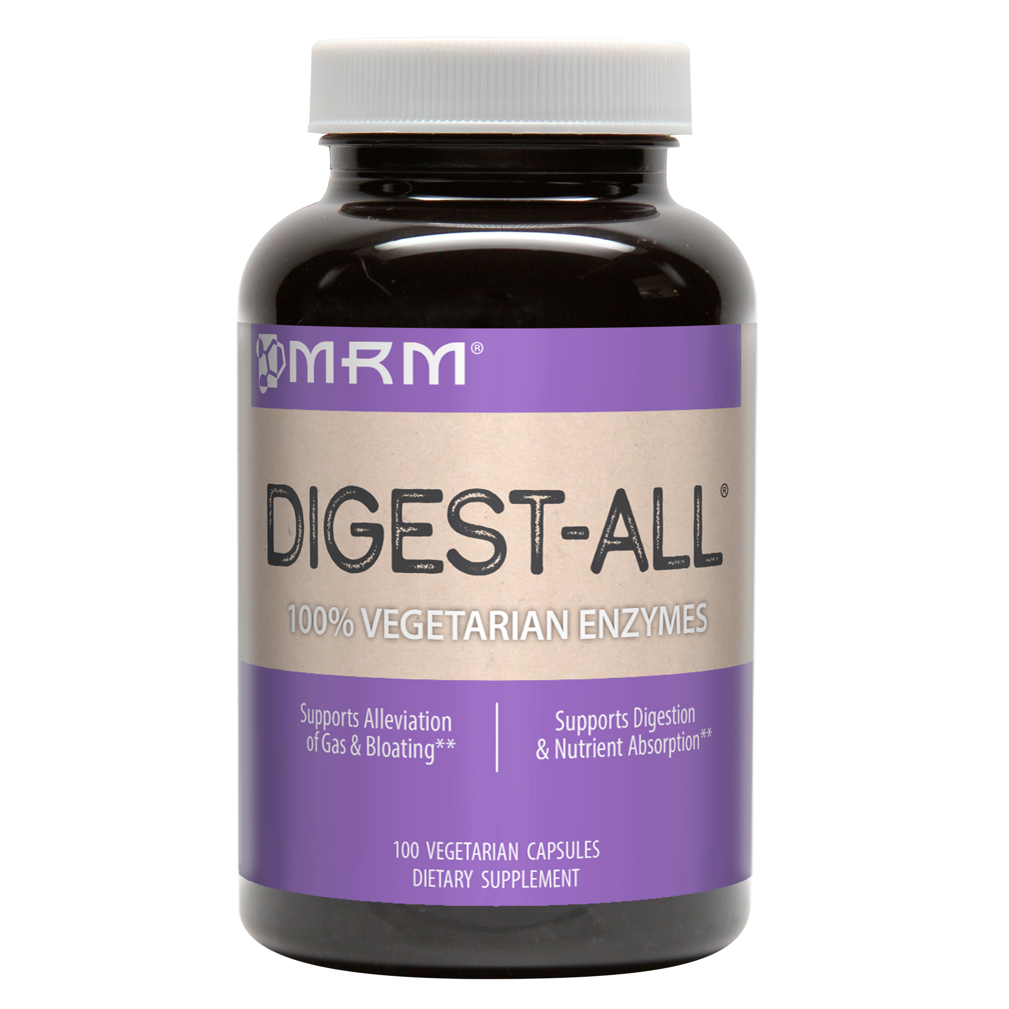 MRM, Digest-All, 100 Cápsulas Vegetarianas