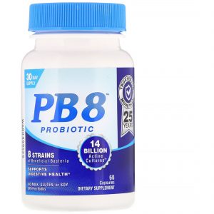 Comprar nutrition now, pb 8, probiotic, 60 capsules preço no brasil probióticos suplementos nutricionais suplemento importado loja 35 online promoção -
