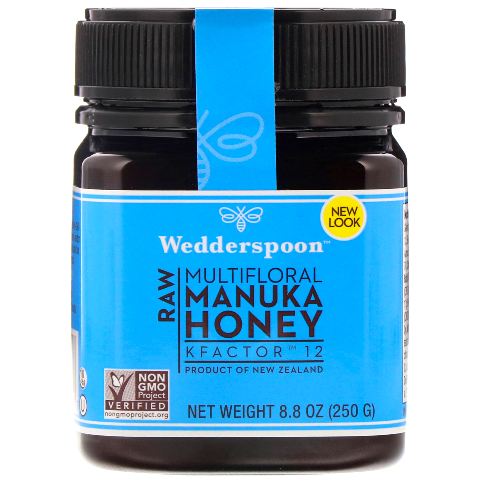 Wedderspoon, Raw Multifloral Manuka Honey, KFactor 12, 8.8 oz (250 g)