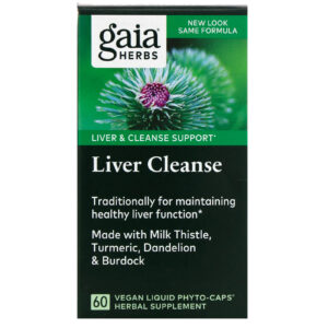 Gaia Herbs, Liver Cleanse, 60 Fitocápsulas Veganas Líquidas
