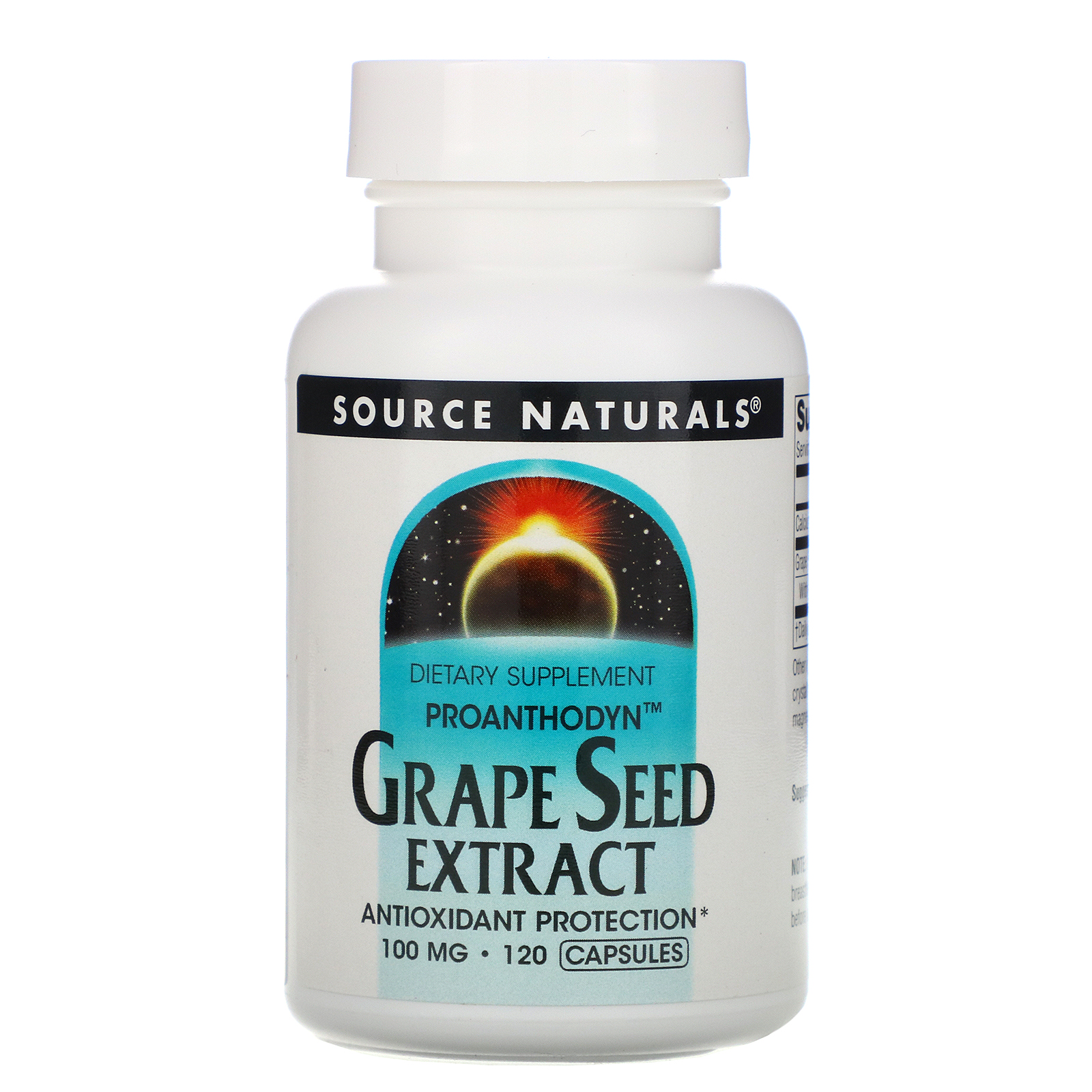Source Naturals, Extrato de Semente de Uva, Proanthodyn, 100 mg, 120 Cápsulas