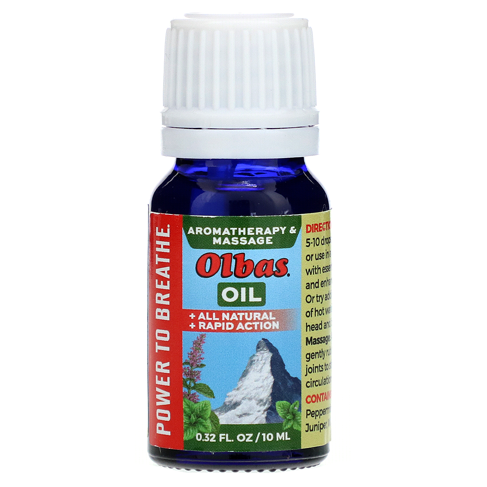 Olbas Therapeutic, Aromatherapy & Massage Oil, 0.32 fl oz (10 ml) - Imagem 3
