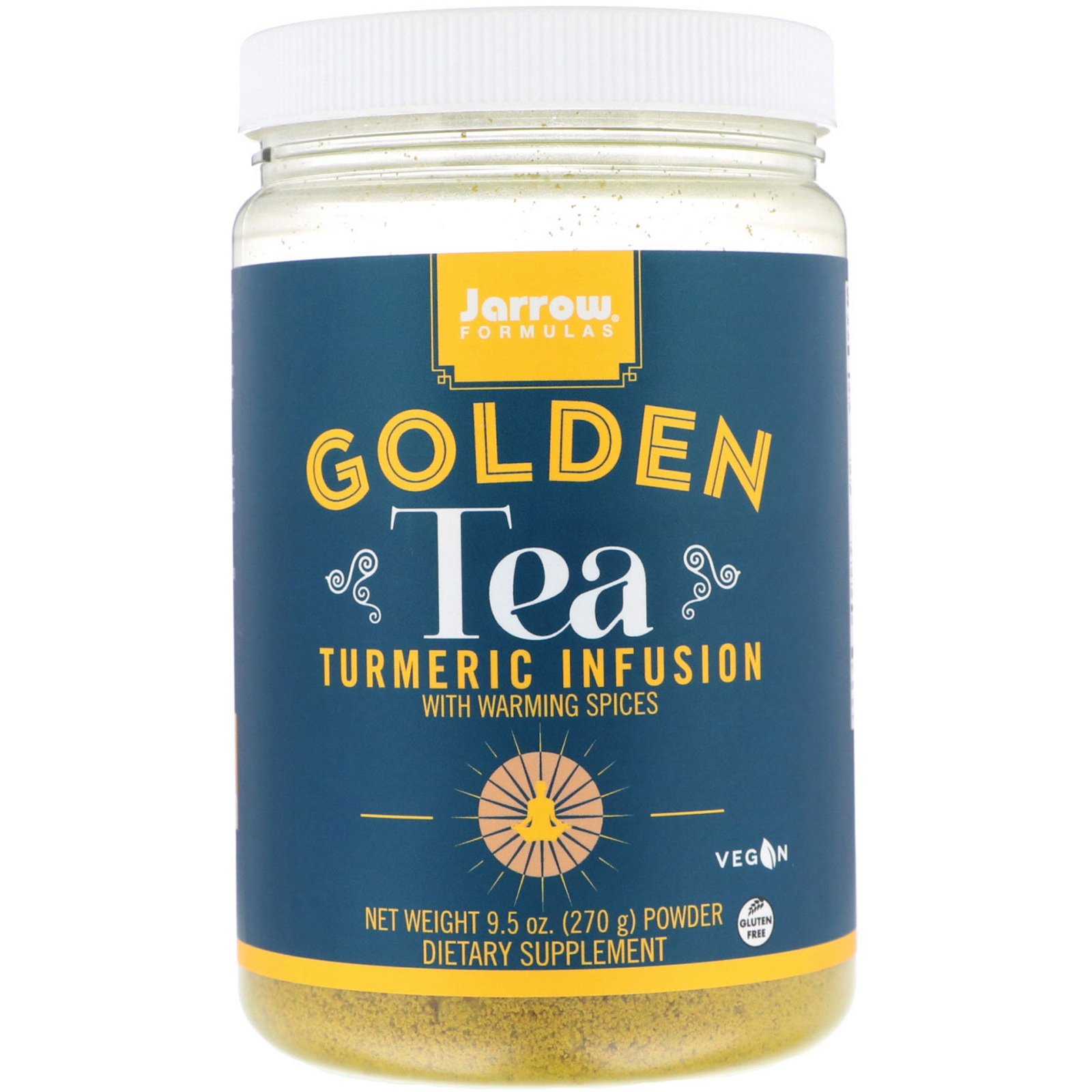 Jarrow Formulas, Chá Dourado, Infusão Turmérica, 270 g