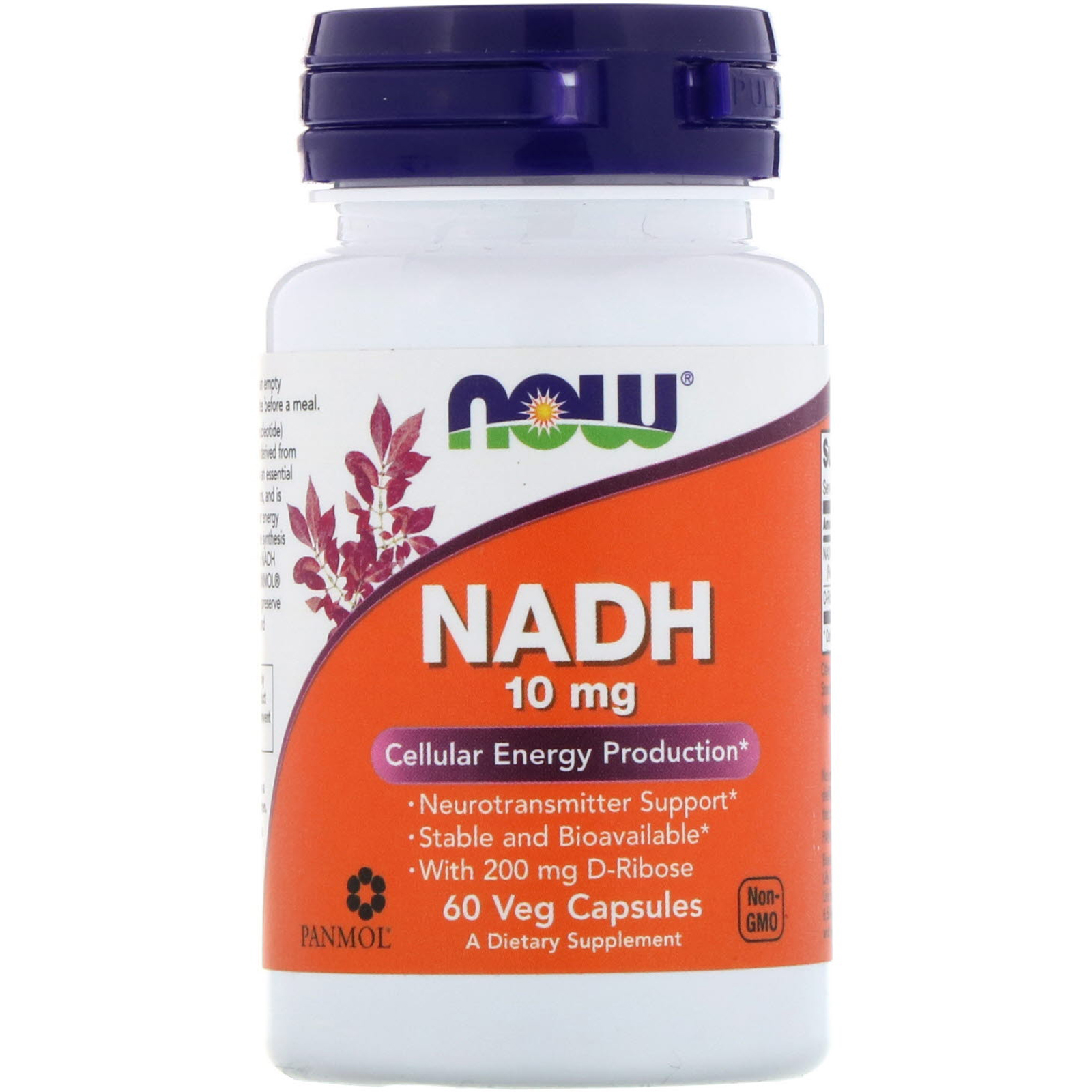 Now Foods, NADH, 10 mg, 60 Cápsulas Vegetais