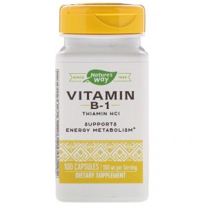 Comprar nature's way, vitamin b-1, 100 mg, 100 capsules preço no brasil vitamina b vitaminas e minerais suplemento importado loja 307 online promoção -