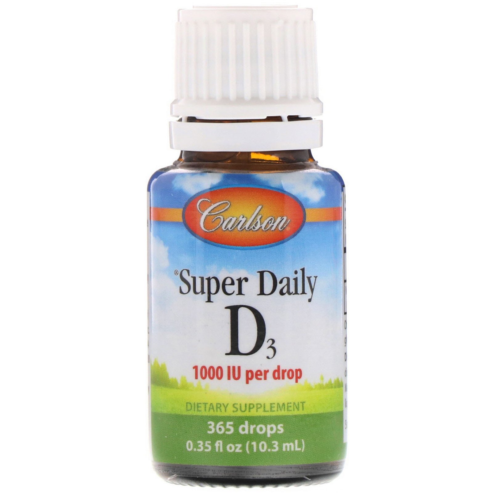 Carlson Labs, Super Daily D3, 1.000 UI, 10,3 ml (0,35 fl oz) - Imagem 3