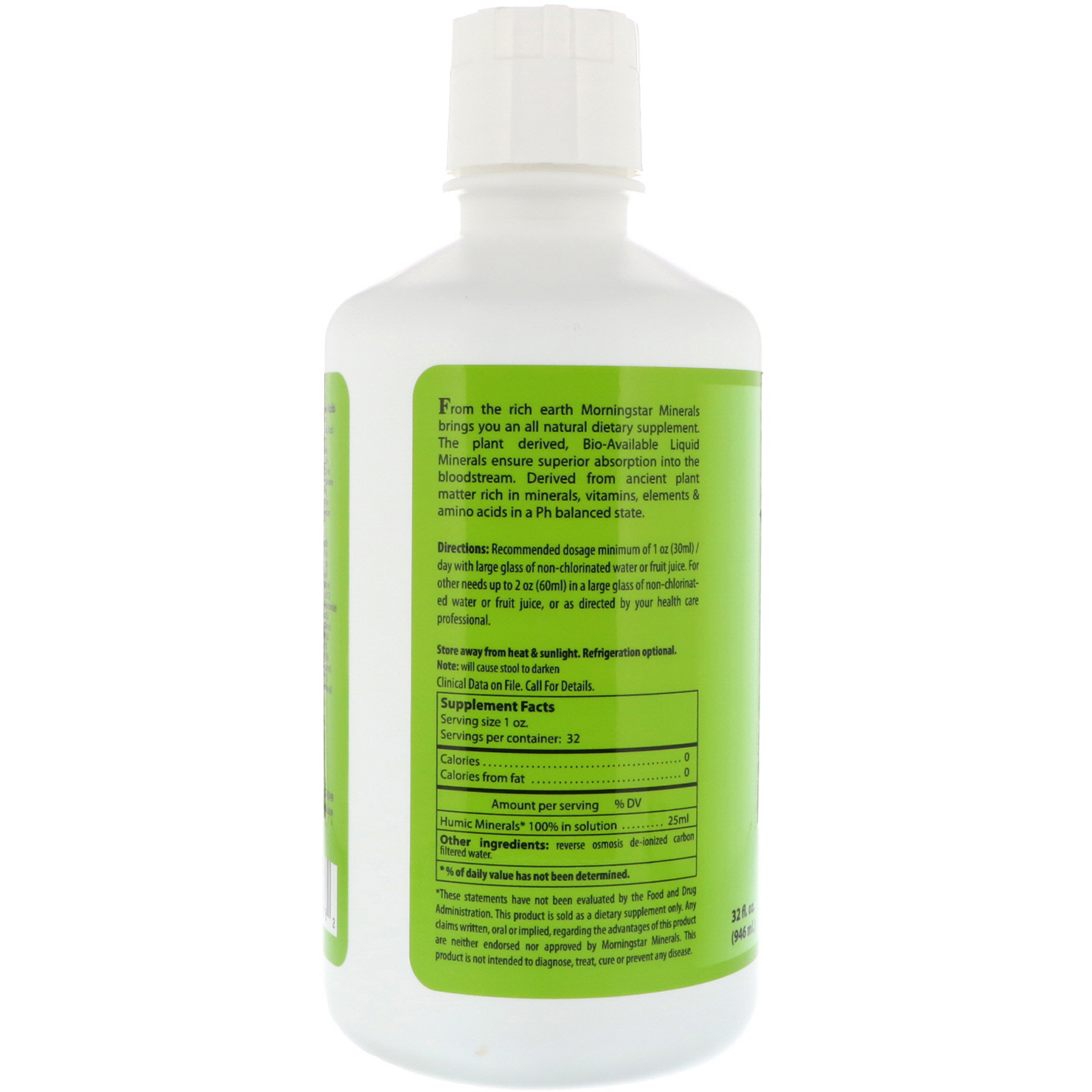 Morningstar Minerals, Vitality Boost HA, Suplemento de Minerais, 946 ml (32 fl oz) - Imagem 2