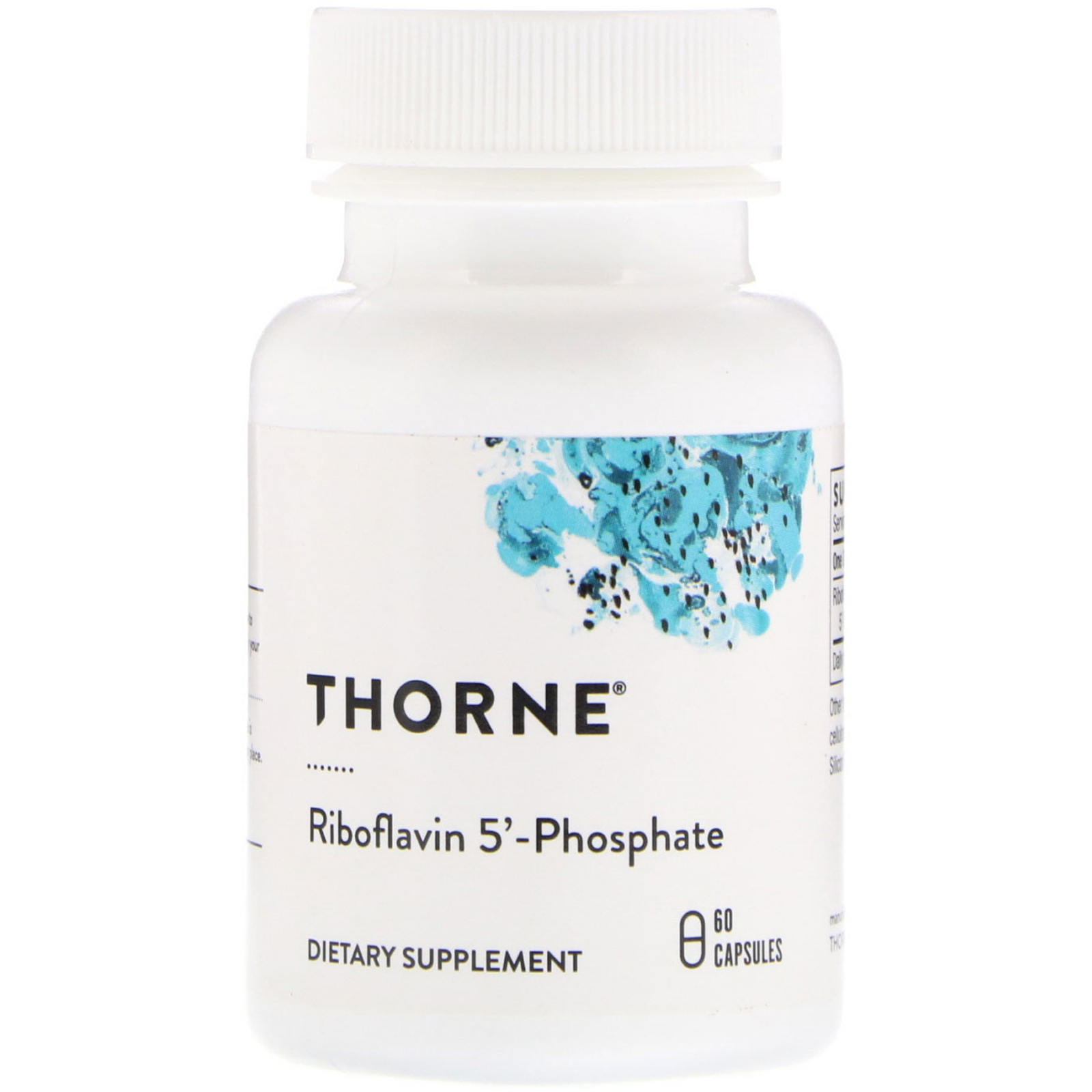 Thorne Research, Riboflavina 5’ Fosfato, 60 Cápsulas