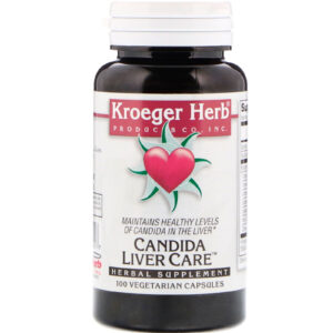Kroeger Herb Co, Candida Liver Care, 100 Vegetarian Capsules