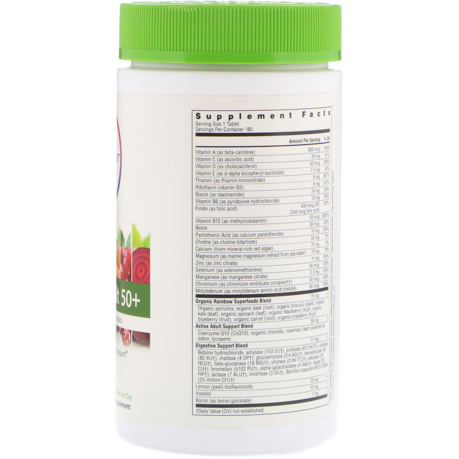 Rainbow Light, Active Adult 50+, 180 Comprimidos - Imagem 2