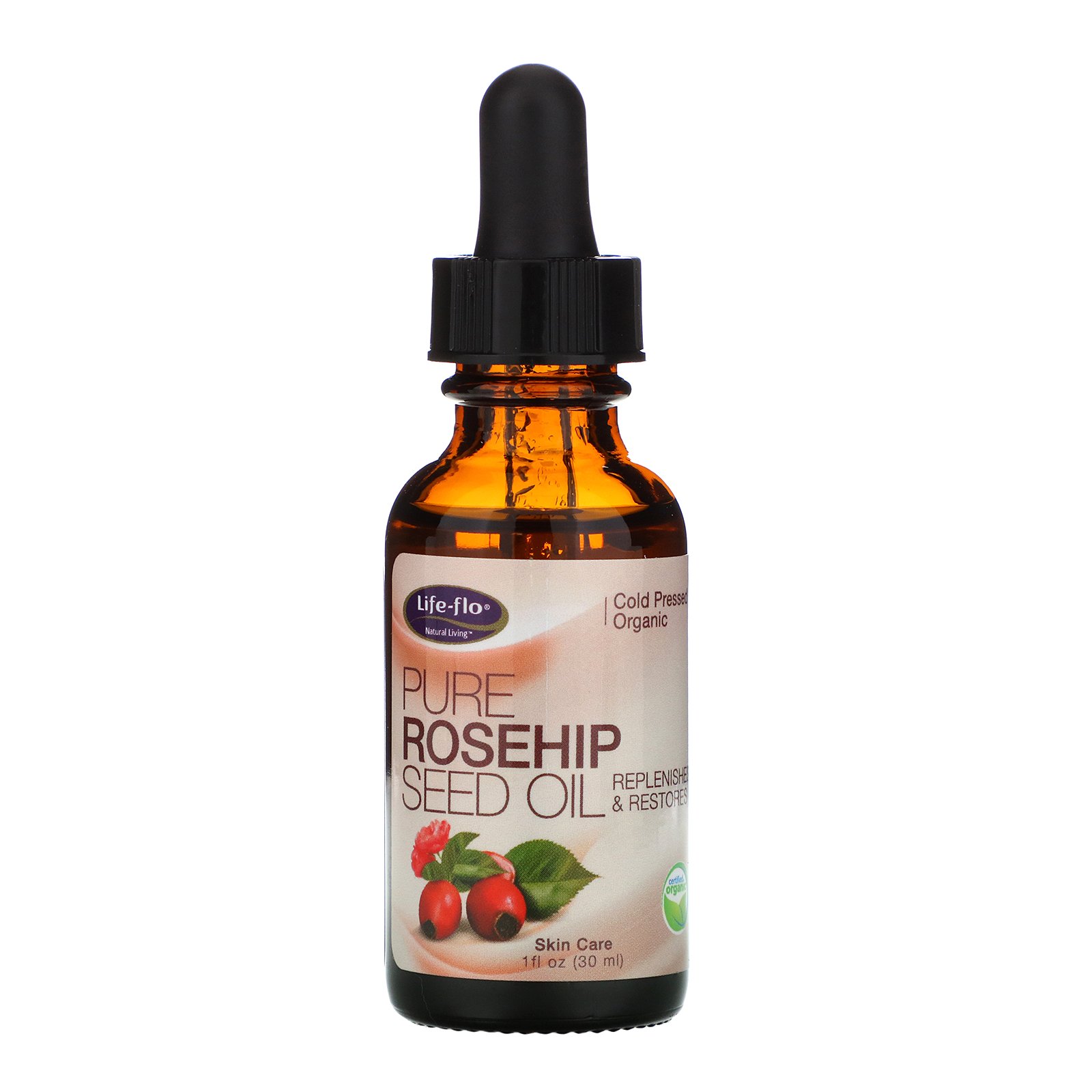 Life-flo, Óleo da Semente de Rosa Mosqueta Puro, Cuidados com a Pele, 30 ml (1 oz) - Imagem 3