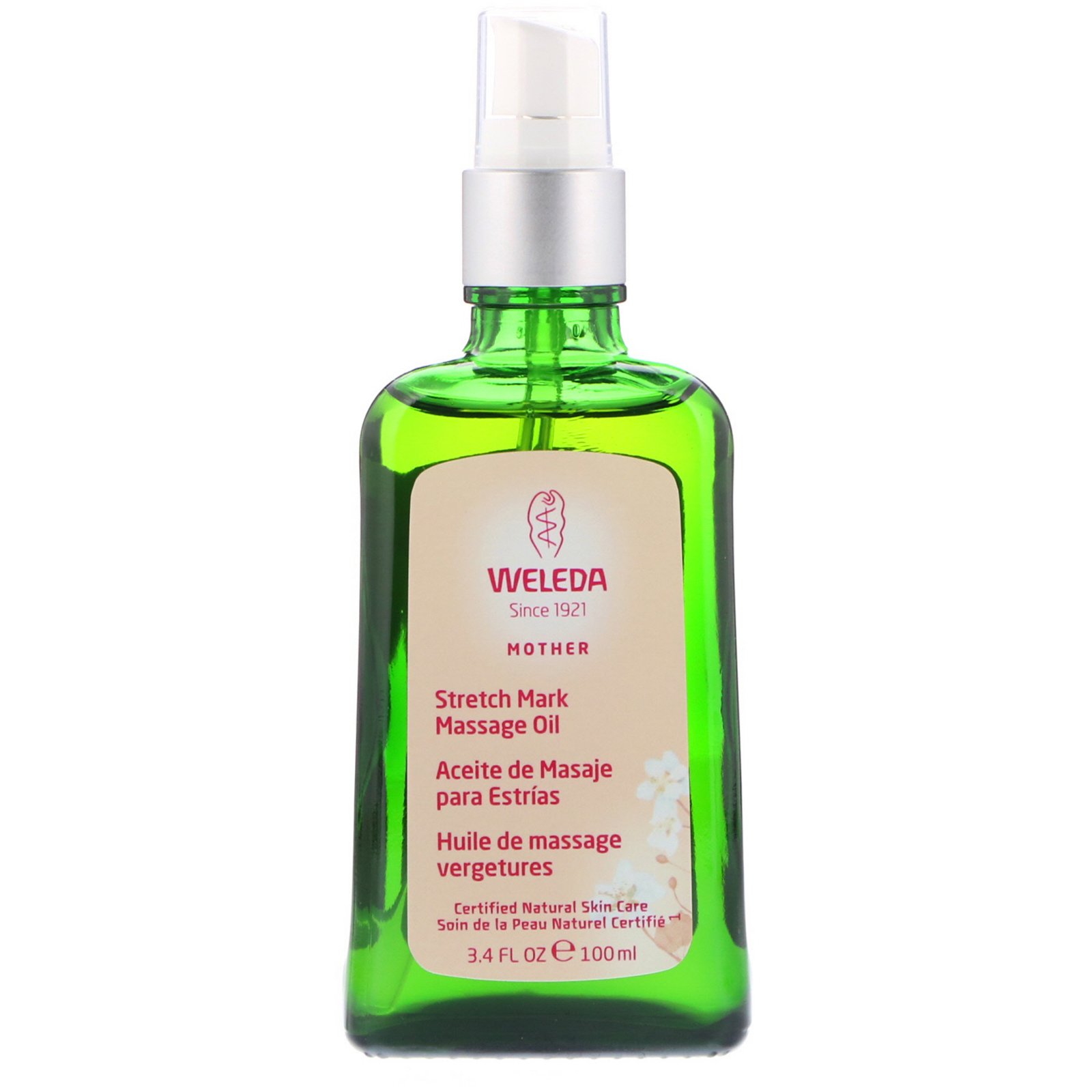 Weleda, Mother, Óleo de Massagem para Estrias, 100 ml (3,4 fl oz) - Imagem 3
