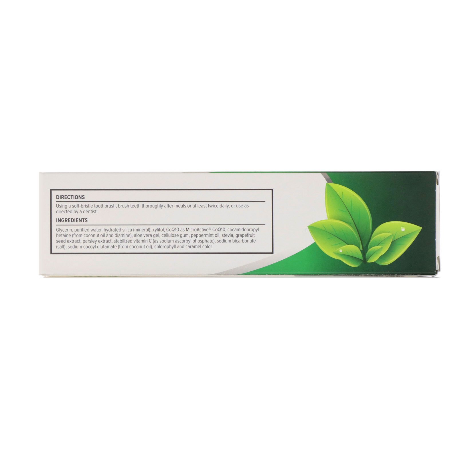 Perfect Smile, Fluoride-Free Whitening Toothpaste With MicroActive CoQ10, Fresh Mint , 4.2 oz (119 g) - Imagem 2