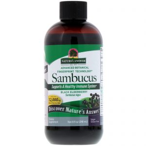 Comprar nature's answer, sambucus, sabugueiro preto, 12. 000 mg, 240 ml (8 fl oz) preço no brasil equinácea ervas suplemento importado loja 235 online promoção -