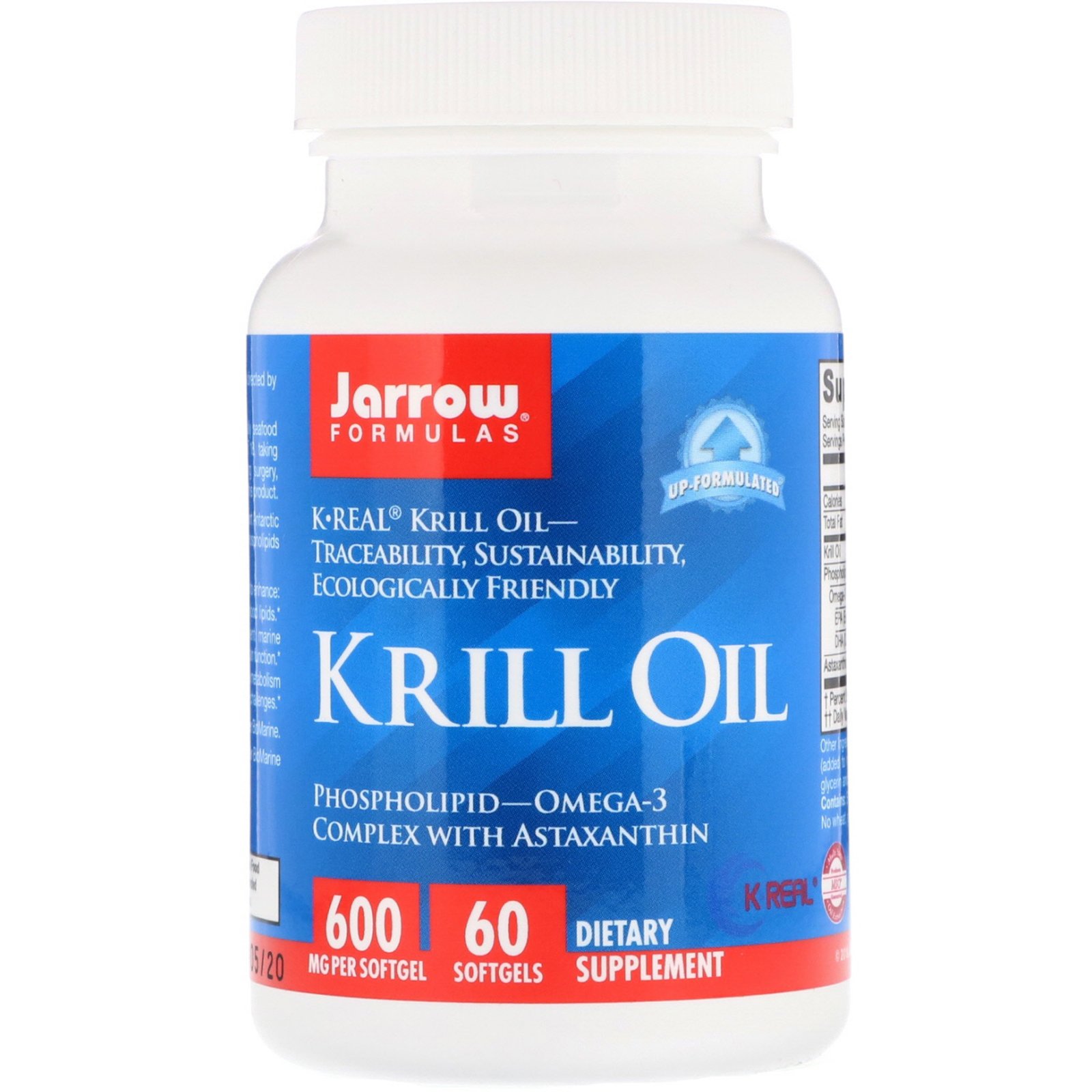 Jarrow Formulas, Óleo de Krill, 60 Cápsulas Gelatinosas