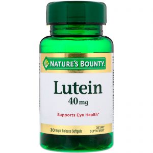 Comprar nature's bounty, lutein, 40 mg, 30 cápsulas softgel de liberação rápida preço no brasil luteína suplementos nutricionais suplemento importado loja 193 online promoção -