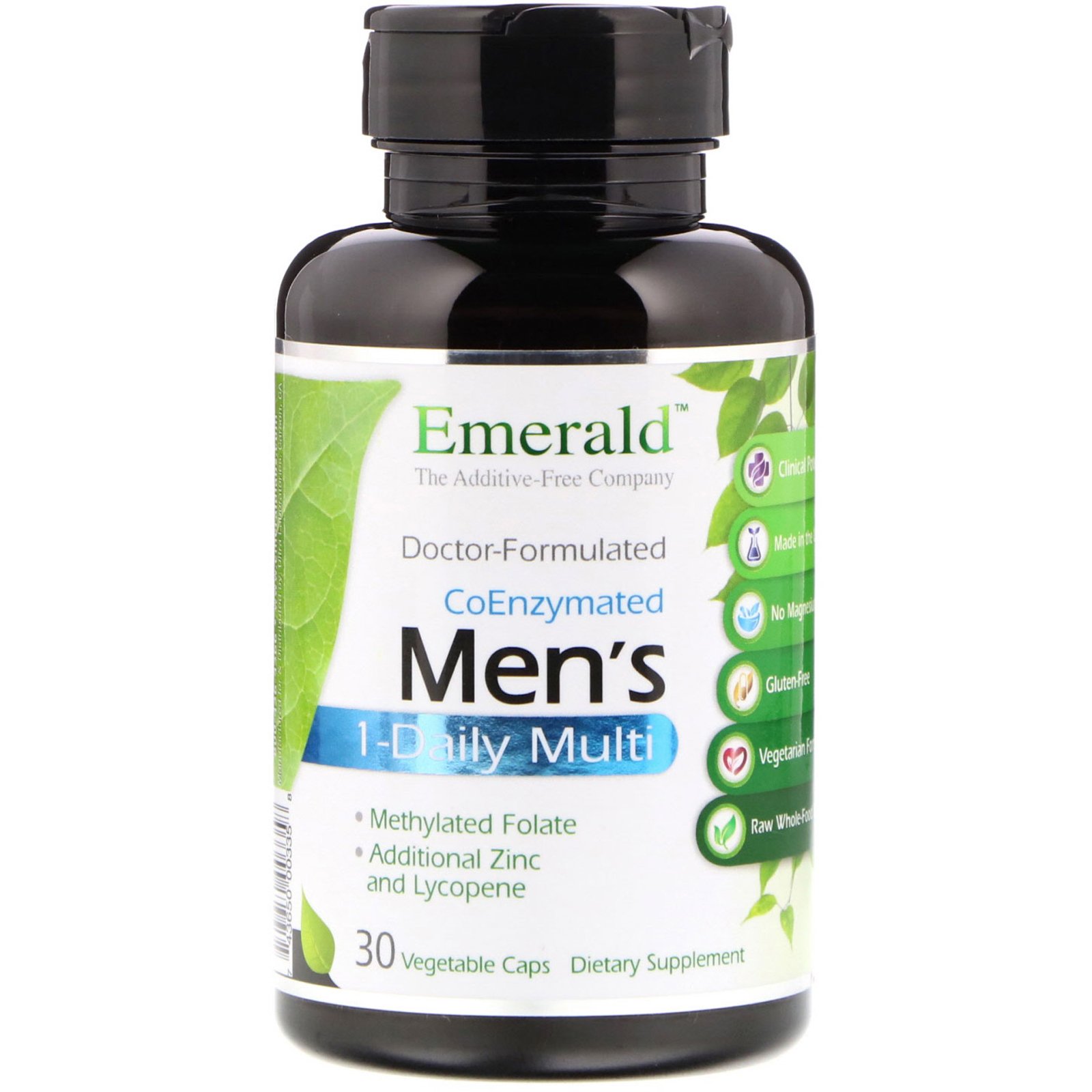 Emerald Laboratories, Multi CoEnzimatado para Homens 1-Diário, 30 Capsulas Vegetáis - Imagem 2