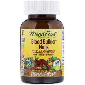 Comprar megafood, blood builder minis, 60 comprimidos preço no brasil ferro vitaminas e minerais suplemento importado loja 123 online promoção -