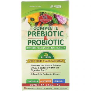 Comprar olympian labs, prebiótico e probiótico completo, 30 cápsulas vegetarianas preço no brasil probióticos suplementos nutricionais suplemento importado loja 141 online promoção -