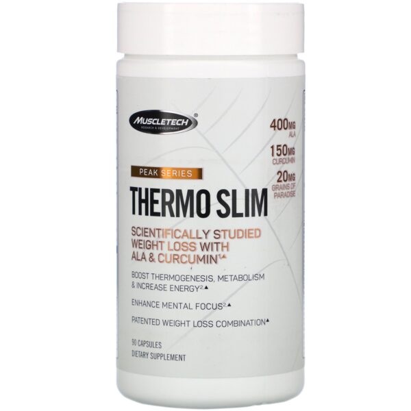 Comprar Muscletech, Peak Series, Thermo Slim, 90 Cápsulas no Brasil ...