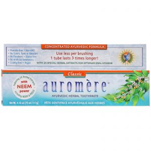 Comprar auromere, ayurvedic herbal toothpaste, classic, 4. 16 oz (117 g) preço no brasil auromere banho & cuidados pessoais cuidados de banho e pessoais marcas a-z tratamento capilar xampu suplemento importado loja 25 online promoção -