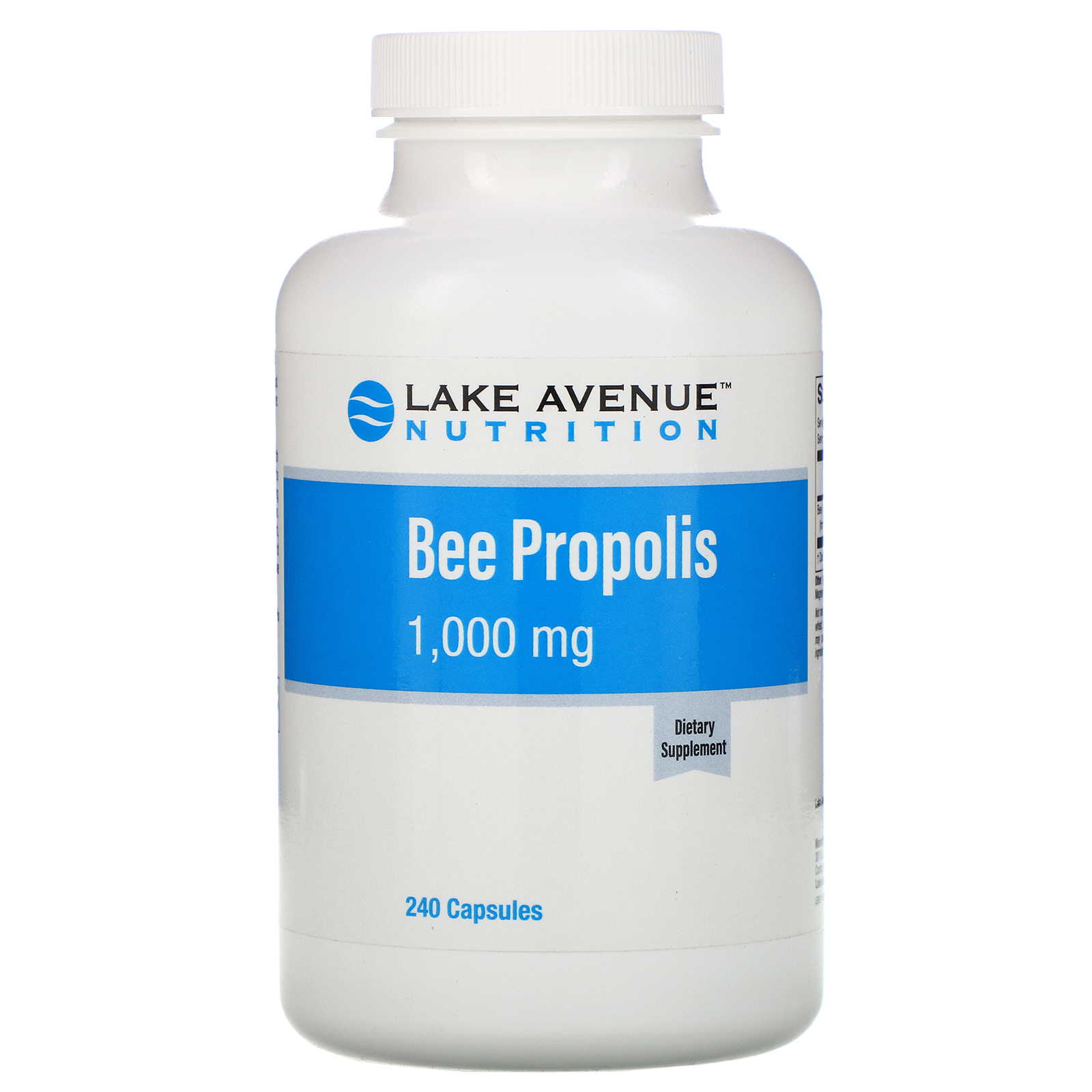 Lake Avenue Nutrition, Própolis de Abelhas, Extrato 5:1, 1.000 mg, 240 Cápsulas Vegetais